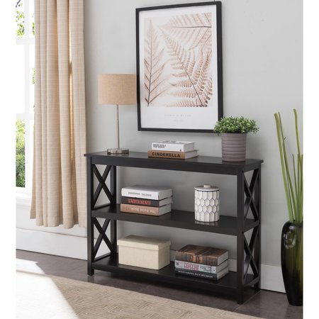 INROOM FURNITURE DESIGNS Console Table - Black, 30 x 42 x 12 in. IN302755
